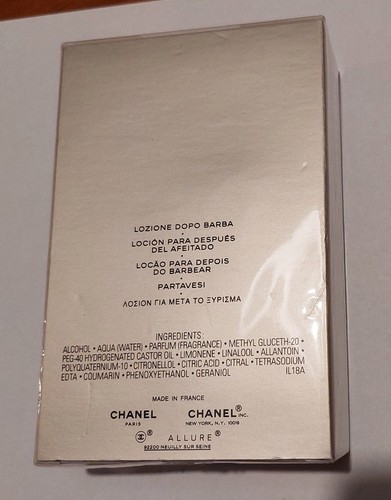 Chanel allure homme - allure, aftershave